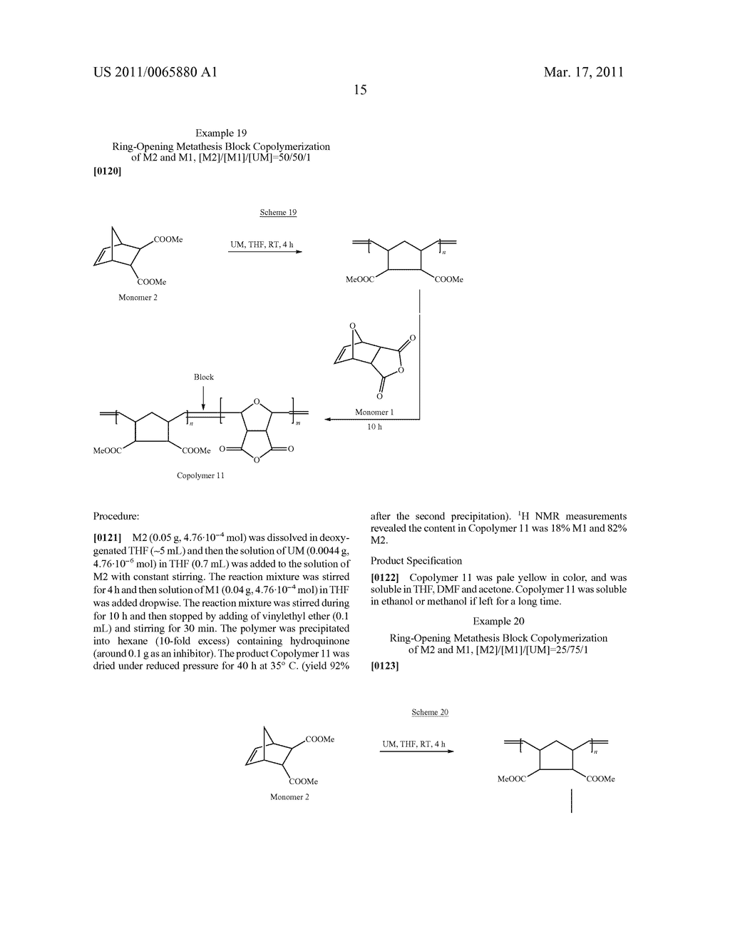 Ring-Opening Metathesis Polymerization Of Norbornene And Oxanorbornene Moieties And Uses Thereof - diagram, schematic, and image 16