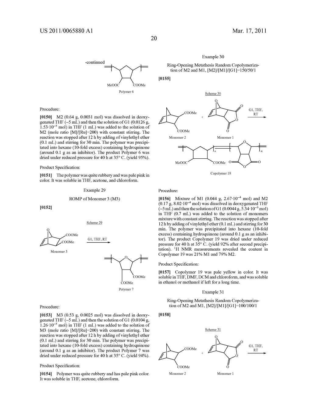 Ring-Opening Metathesis Polymerization Of Norbornene And Oxanorbornene Moieties And Uses Thereof - diagram, schematic, and image 21