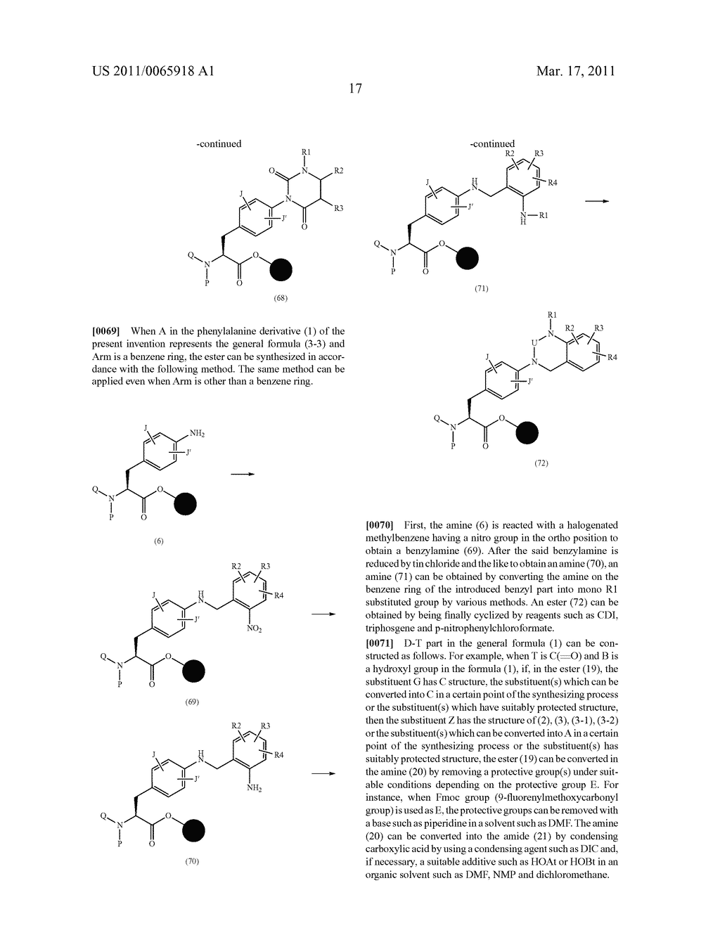 NEW PHENYLALANINE DERIVATIVES - diagram, schematic, and image 18