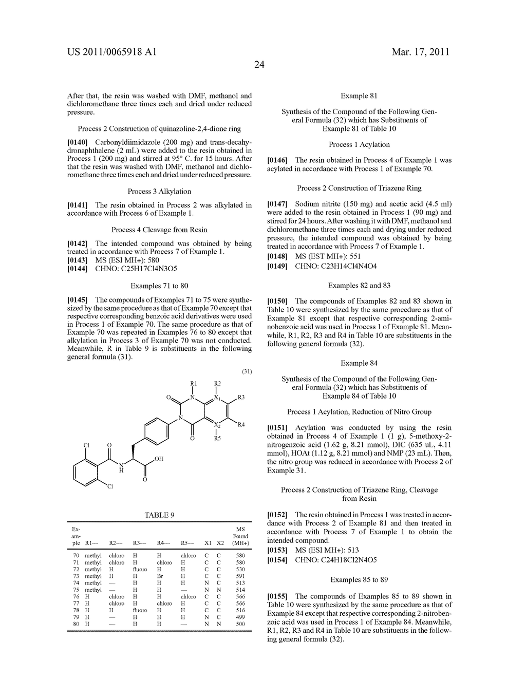 NEW PHENYLALANINE DERIVATIVES - diagram, schematic, and image 25