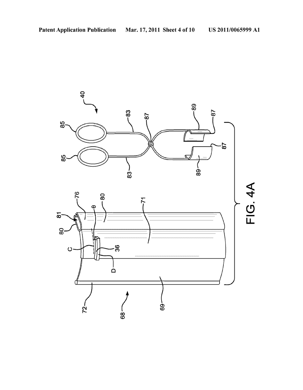 METHOD AND APPARATUS FOR LATERALLY ACCESSING AN INTERVERTEBRAL DISC SPACE - diagram, schematic, and image 05