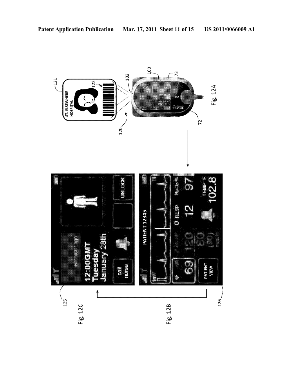 BODY-WORN VITAL SIGN MONITOR - diagram, schematic, and image 12