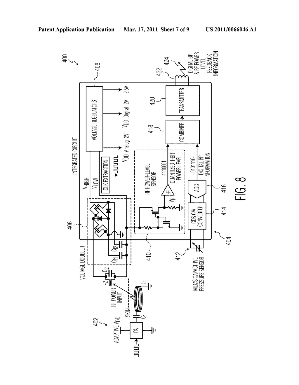 IMPLANTABLE FLAT BLOOD PRESSURE SENSING CUFF STRUCTURE AND IMPLANTABLE BLOOD PRESSURE MONITORING DEVICE USING THE CUFF STRUCTURE - diagram, schematic, and image 08