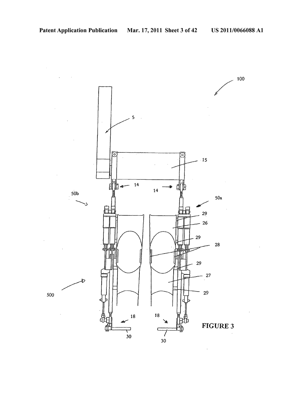 Self contained powered exoskeleton walker for a disabled user - diagram, schematic, and image 04