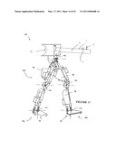 Self contained powered exoskeleton walker for a disabled user diagram and image