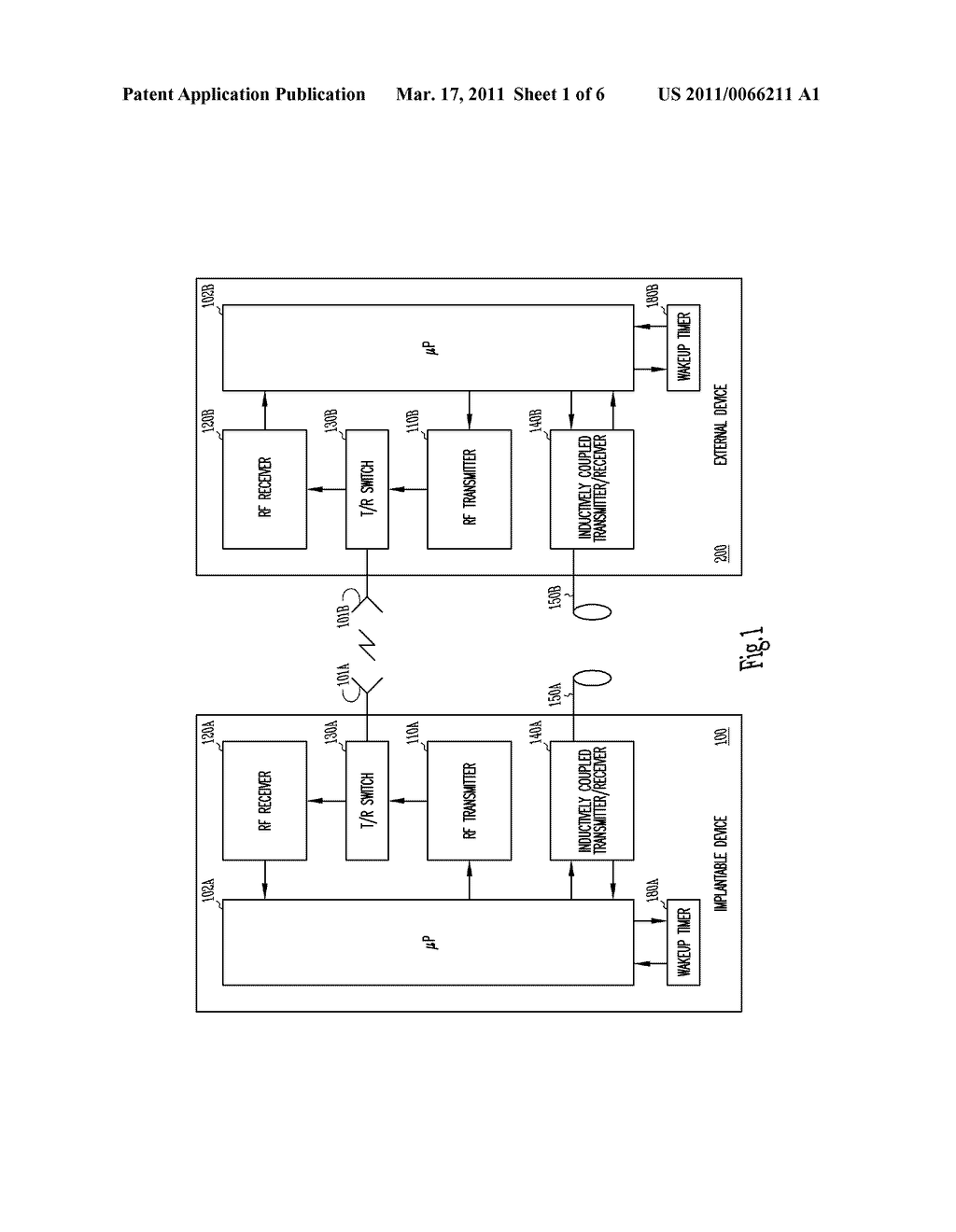 IMPLANTABLE MEDICAL DEVICE WITH TWO OR MORE TELEMETRY SYSTEMS - diagram, schematic, and image 02