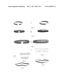 Endoventicular device for the treatment and correction of cardiomyopathies diagram and image