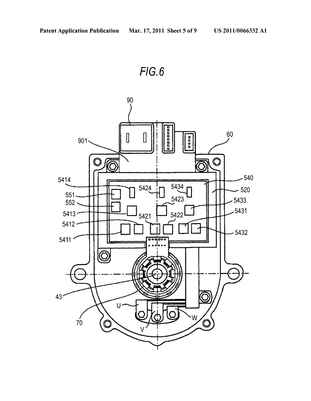 ELECTRIC POWER STEERING APPARATUS AND CONTROL DEVICE INTEGRATED-TYPE ELECTRIC MOTOR - diagram, schematic, and image 06