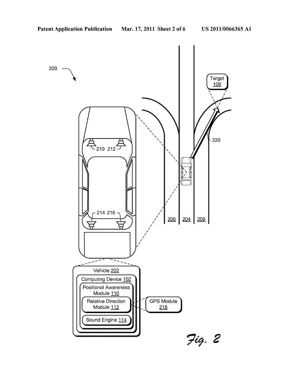 AUDIO OUTPUT CONFIGURED TO INDICATE A DIRECTION - diagram, schematic, and image 03