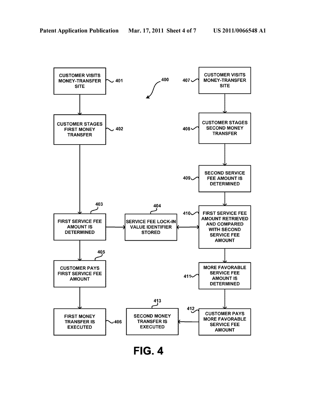 METHODS AND SYSTEMS FOR EXECUTING A PLURALITY OF MONEY TRANSFERS HAVING A FLUCTUATING PARAMETER - diagram, schematic, and image 05