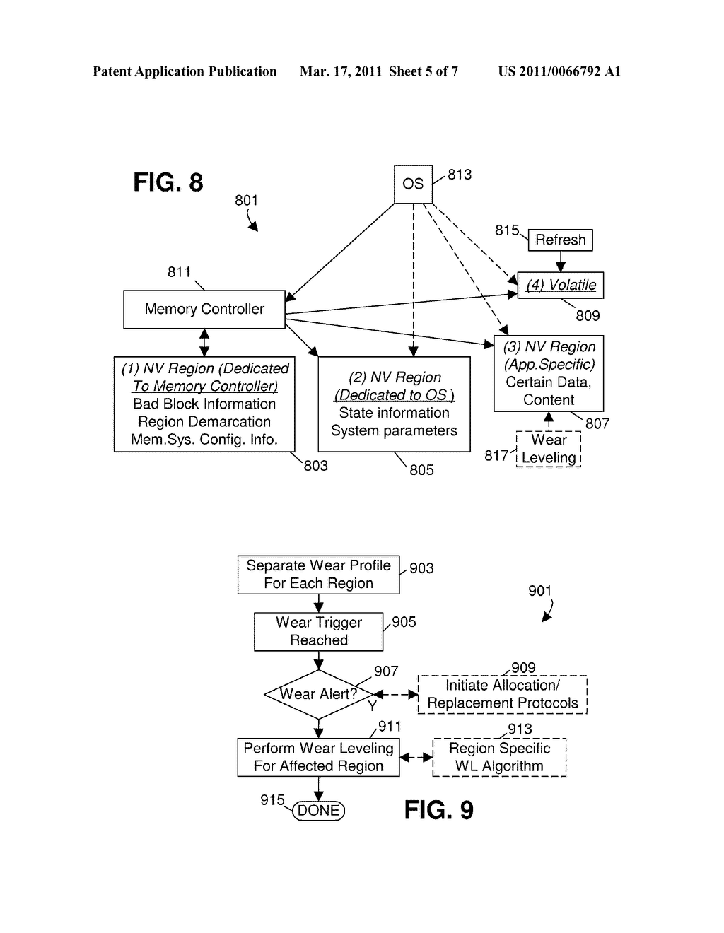 Segmentation Of Flash Memory For Partial Volatile Storage - diagram, schematic, and image 06