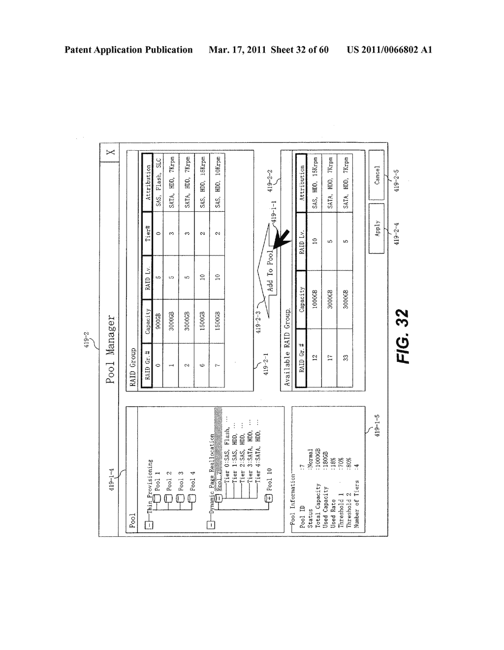 DYNAMIC PAGE REALLOCATION STORAGE SYSTEM MANAGEMENT - diagram, schematic, and image 33