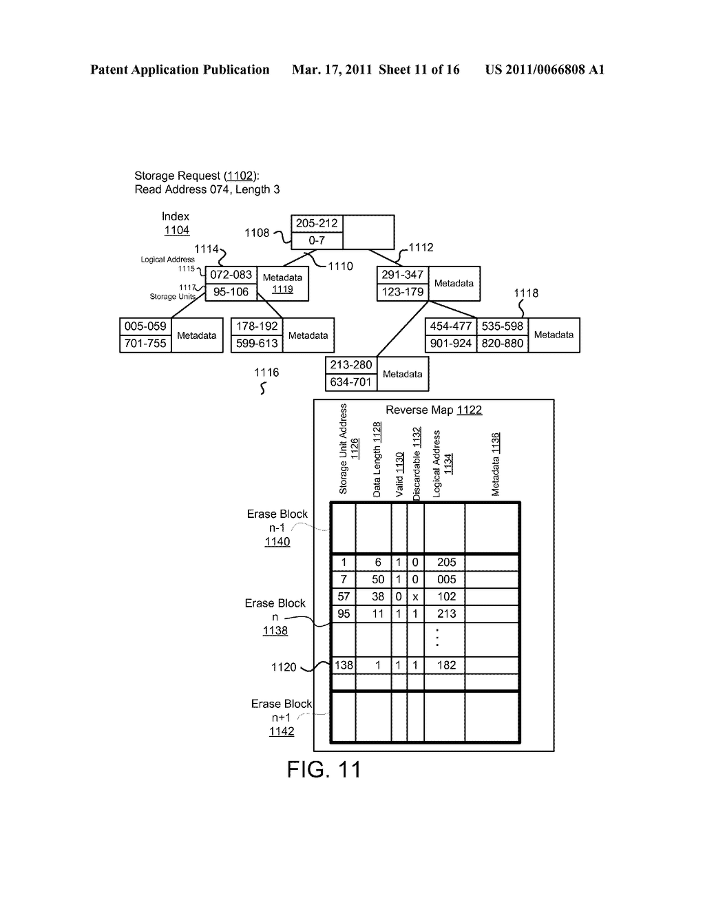 Apparatus, System, and Method for Caching Data on a Solid-State Storage Device - diagram, schematic, and image 12