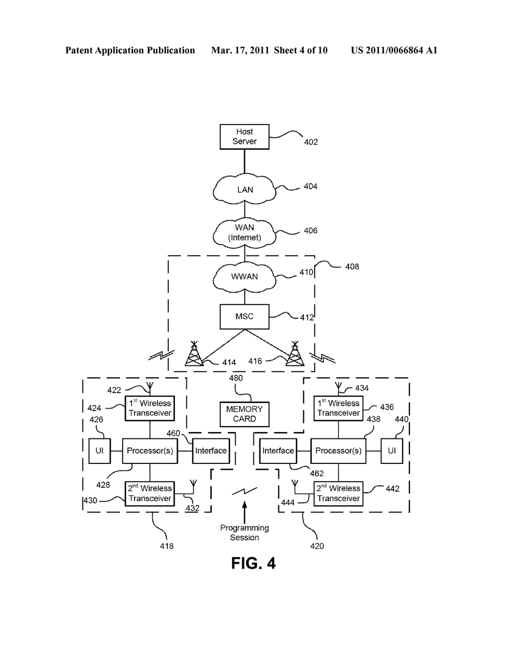 Methods And Apparatus For Use In Transferring User Data Between Two Different Mobile Communication Devices Using A Removable Memory Card - diagram, schematic, and image 05