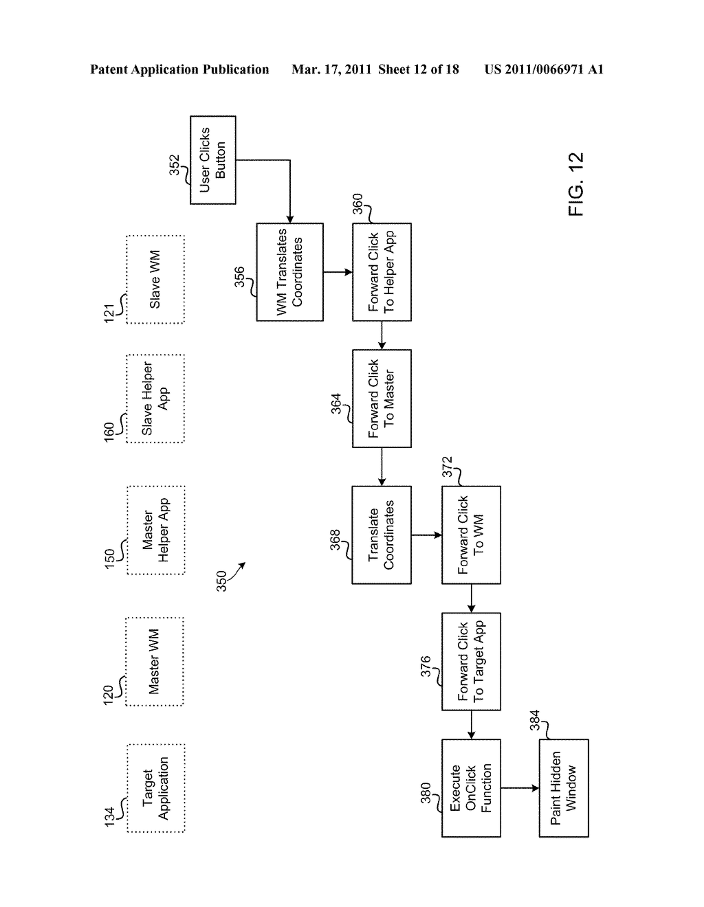 METHOD AND APPARATUS FOR PROVIDING APPLICATION INTERFACE PORTIONS ON PERIPHERAL COMPUTING DEVICES - diagram, schematic, and image 13