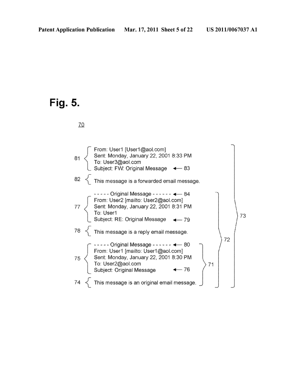 System And Method For Processing Message Threads - diagram, schematic, and image 06