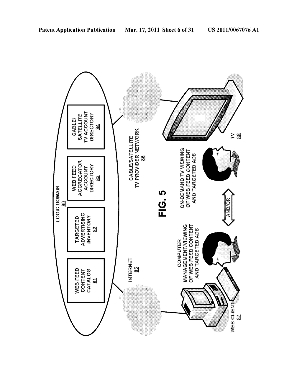 METHOD AND SYSTEM FOR MULTI-DISPLAY OF WEB FEED CONTENT - diagram, schematic, and image 07