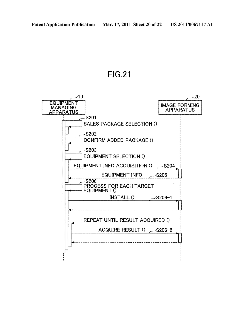 EQUIPMENT MANAGING SYSTEM, EQUIPMENT MANAGING METHOD, AND COMPUTER-READABLE STORAGE MEDIUM - diagram, schematic, and image 21