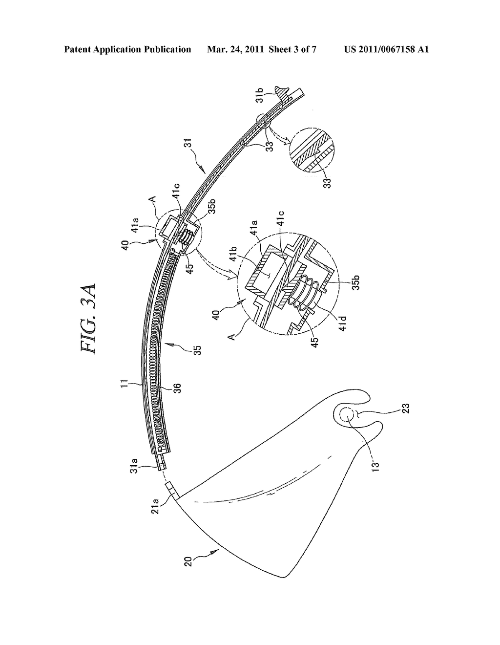 OPENING/CLOSING APPARATUS AND HELMET INCLUDING THE SAME - diagram, schematic, and image 04