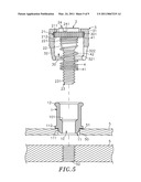 METAL PLATE MEMBER FIXATION DEVICE INSTALLATION METHOD diagram and image