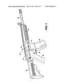 FIREARM HAVING A DEBRIS SHIELD FOR USE WITH A DIRECT GAS IMPINGEMENT SYSTEM diagram and image