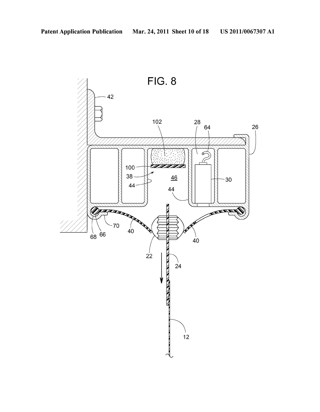 TRACK AND GUIDE SYSTEM FOR A DOOR - diagram, schematic, and image 11