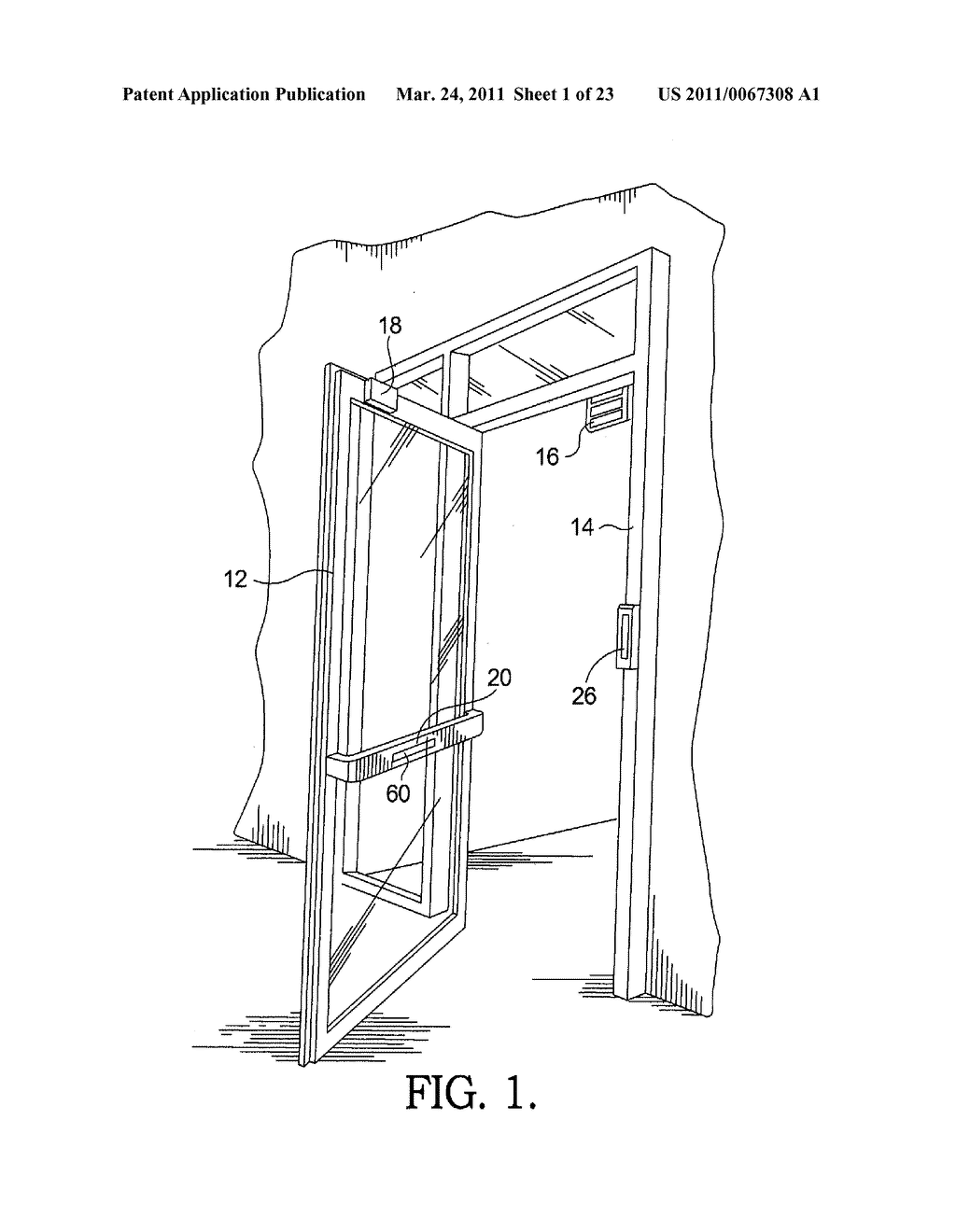 Access Control Device for a Door - diagram, schematic, and image 02