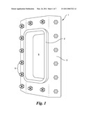 Porthole Retrofit Apparatus for a Monopole Tower diagram and image