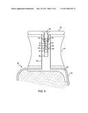 Dally Post with Removable Cap and Sleeveless Dally Device diagram and image