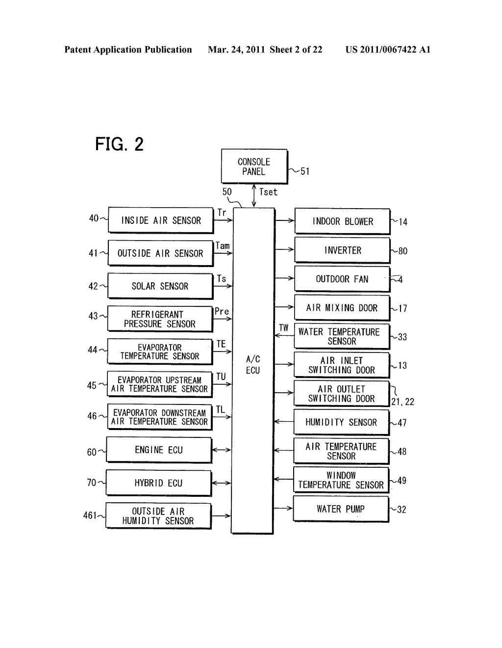 Air-conditioning device for vehicle - diagram, schematic, and image 03