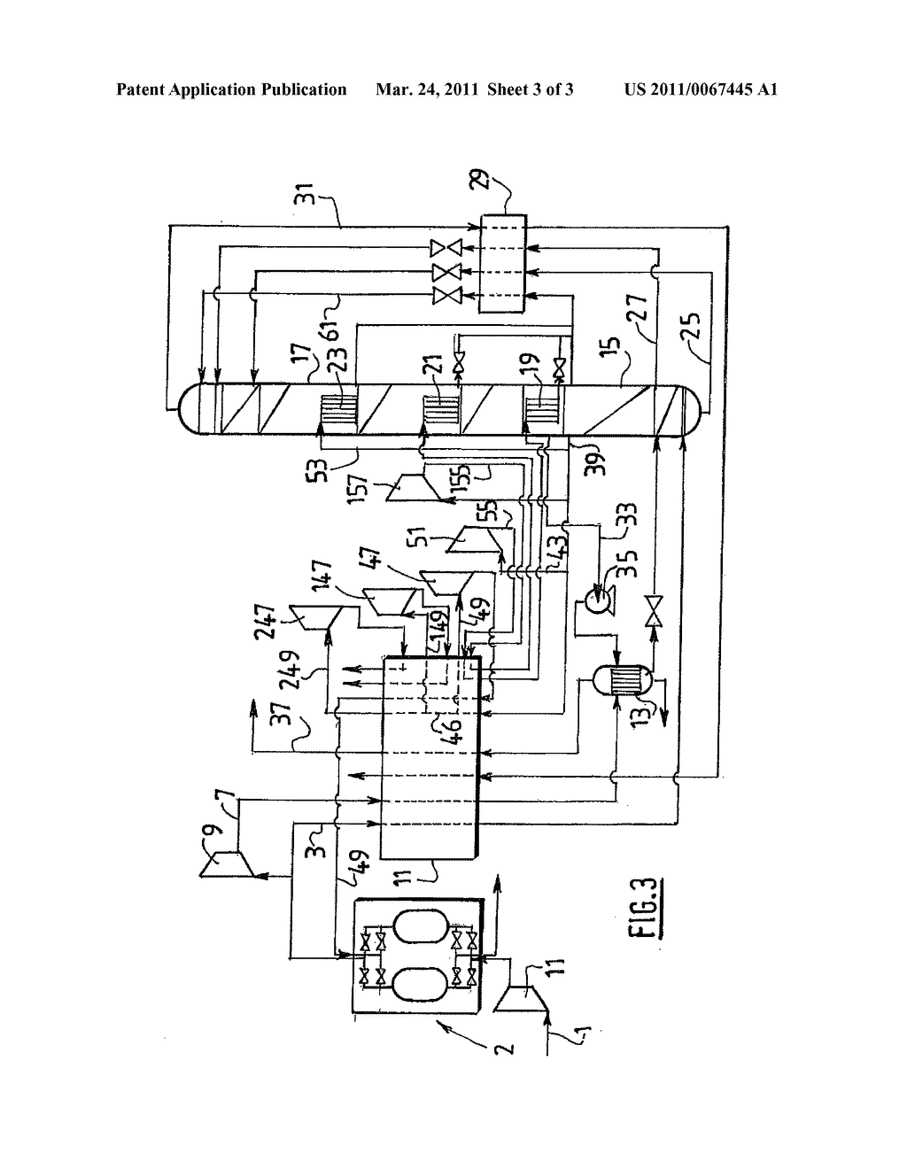 Method And Apparatus For Separating Air By Cryogenic Distillation - diagram, schematic, and image 04