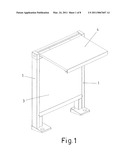 FOLDING READING DESK diagram and image