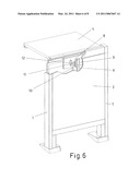 FOLDING READING DESK diagram and image