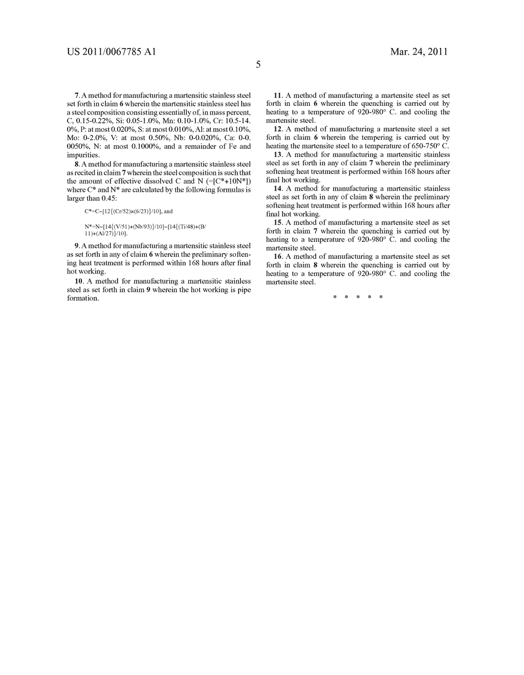 METHOD OF MANUFACTURING MARTENSITIC STAINLESS STEEL - diagram, schematic, and image 07