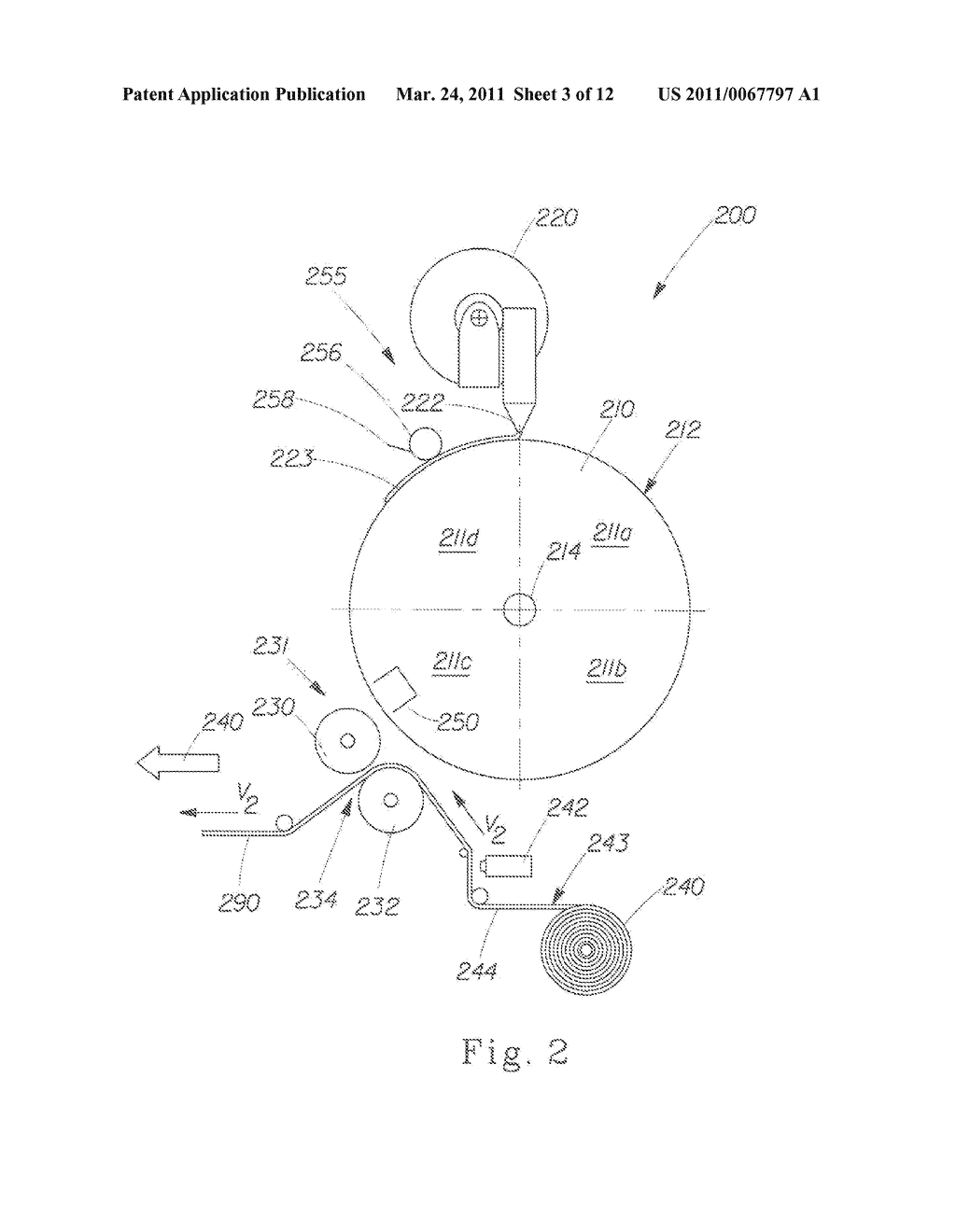 Apparatus for Producing Elastomeric Nonwoven Laminates - diagram, schematic, and image 04