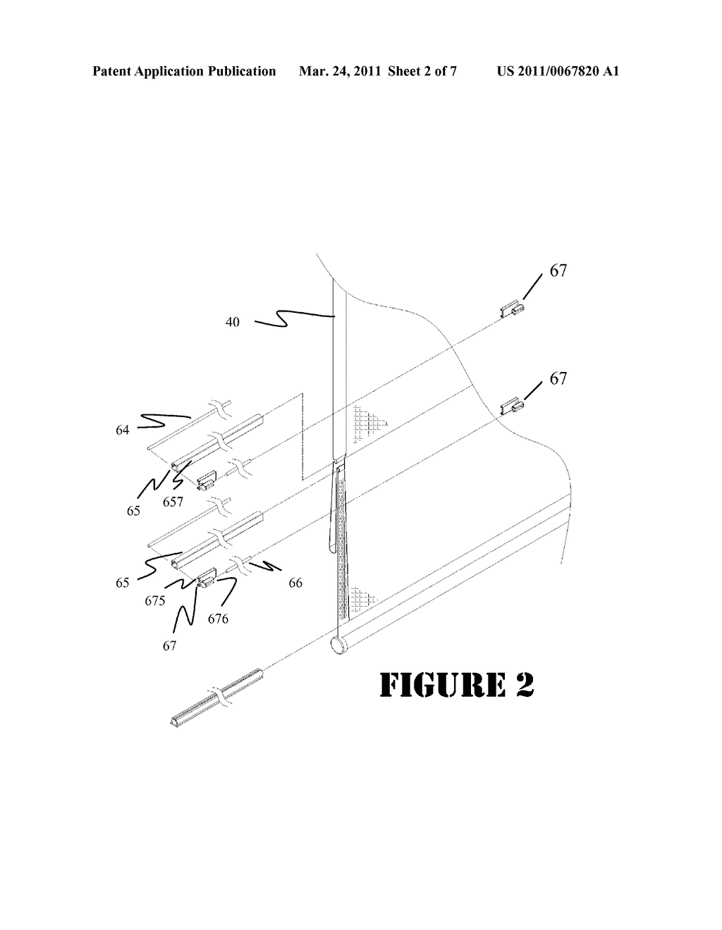 Roman Shade Window Curtain Having A Special Head Rail For Using A Roller Shade As Its Release/Retraction Control - diagram, schematic, and image 03