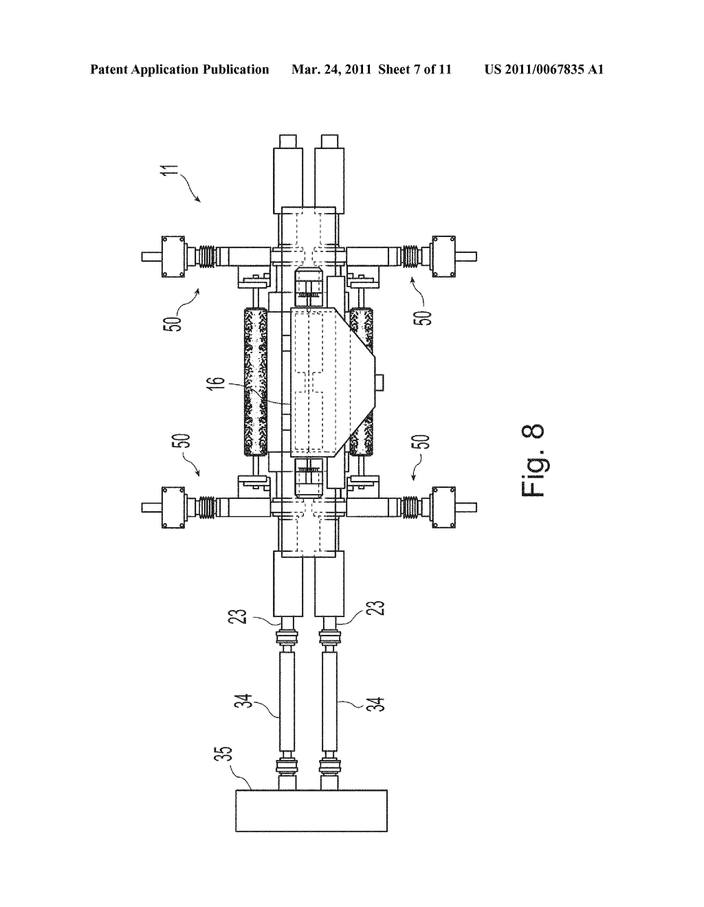 METHOD AND APPARATUS FOR CONTROLLING STRIP TEMPERATURE REBOUND IN CAST STRIP - diagram, schematic, and image 08