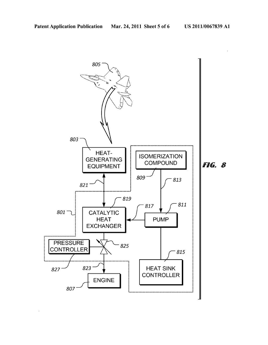 System and Method for Rejecting Heat From Equipment Via Endothermic Isomerization - diagram, schematic, and image 06