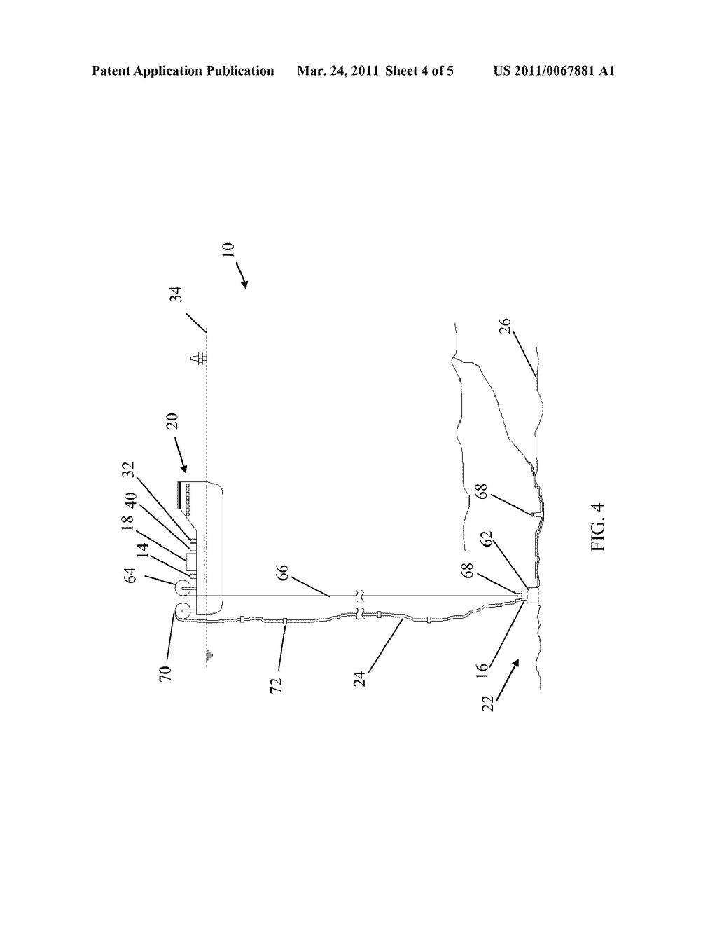 SYSTEM AND METHOD FOR DELIVERING MATERIAL TO A SUBSEA WELL - diagram, schematic, and image 05