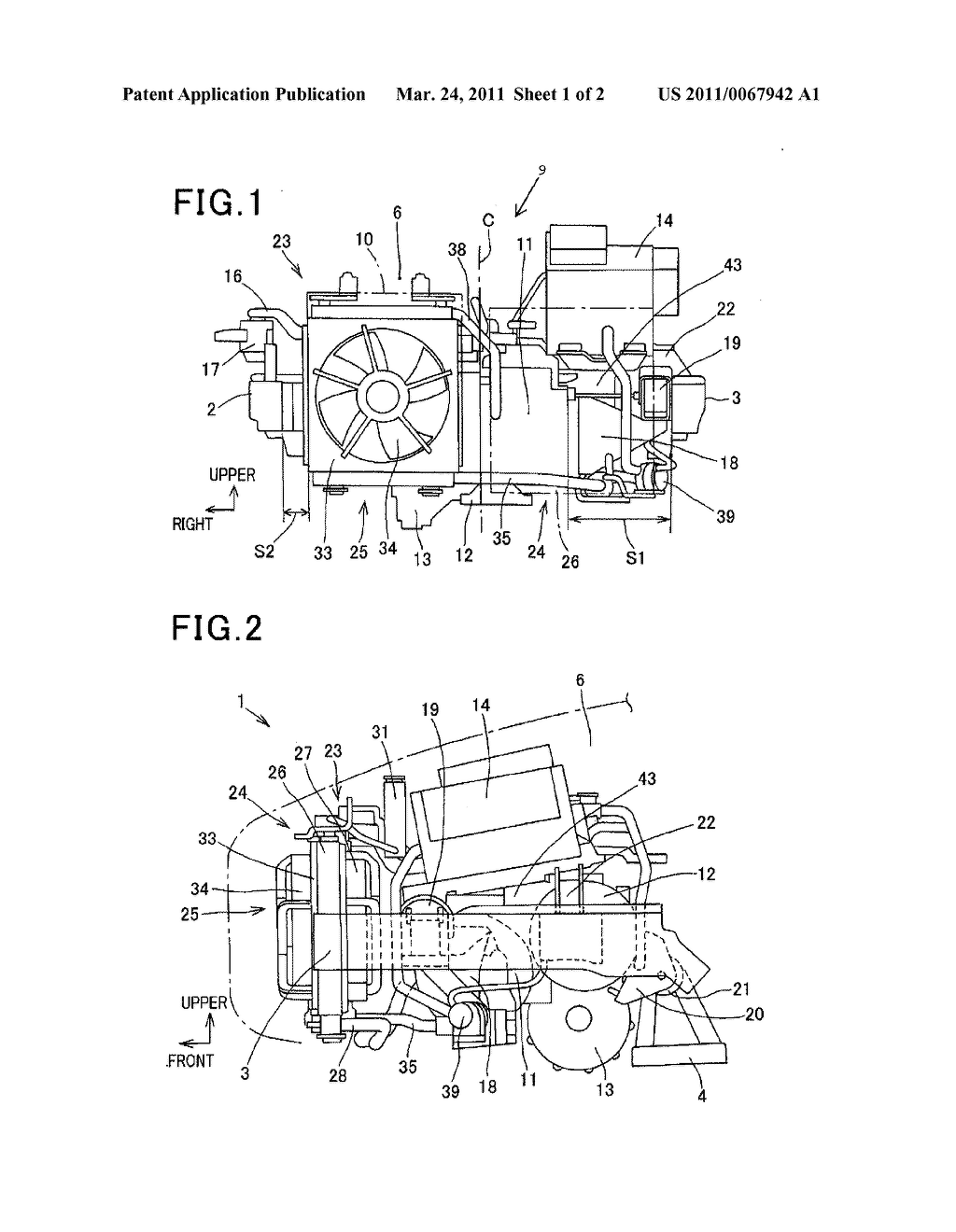 COOLING APPARATUS FOR A HYBRID VEHICLE - diagram, schematic, and image 02