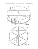 Carousel key organizer diagram and image