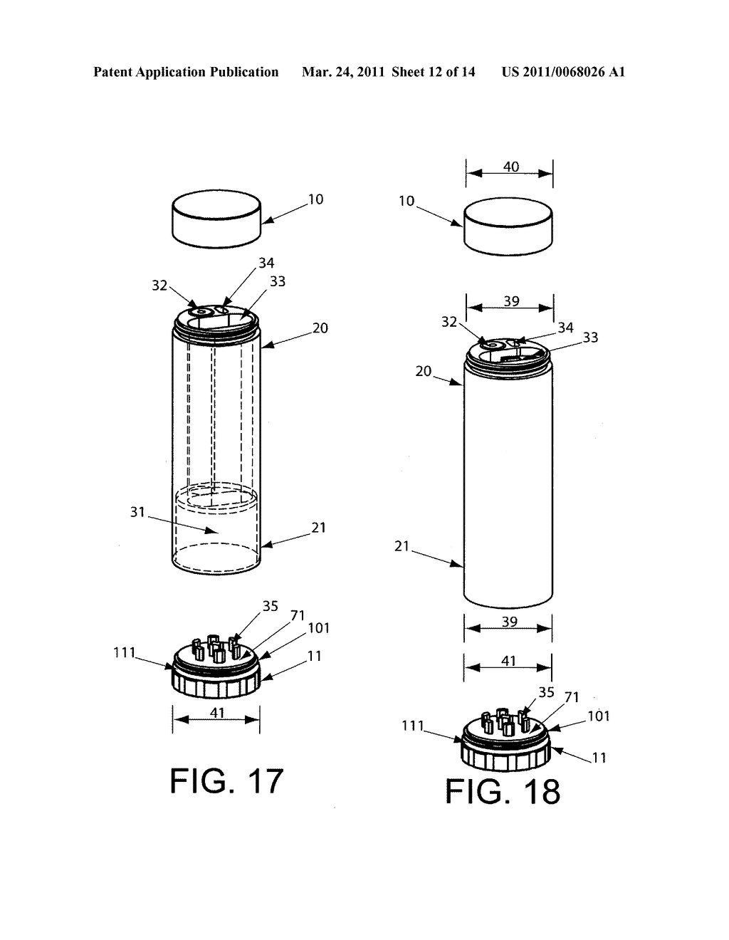 Storage receptacle for smoking material and system and method for using same - diagram, schematic, and image 13