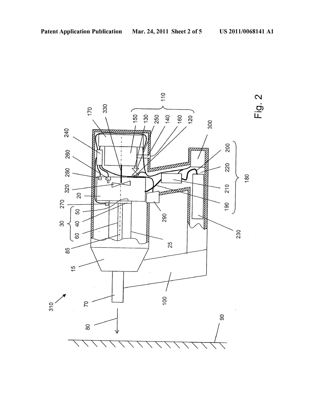 DEVICE FOR TRANSMITTING ENERGY TO A FASTENER - diagram, schematic, and image 03