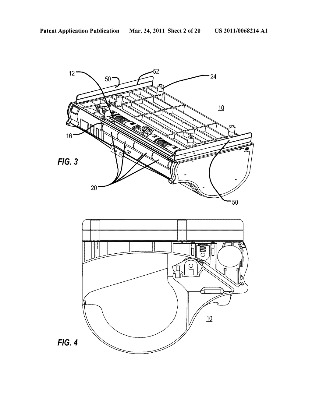 MESHING DRIVEN ROLLERS OF TOWEL DISPENSER BY CLOSING LOADING DOOR - diagram, schematic, and image 03