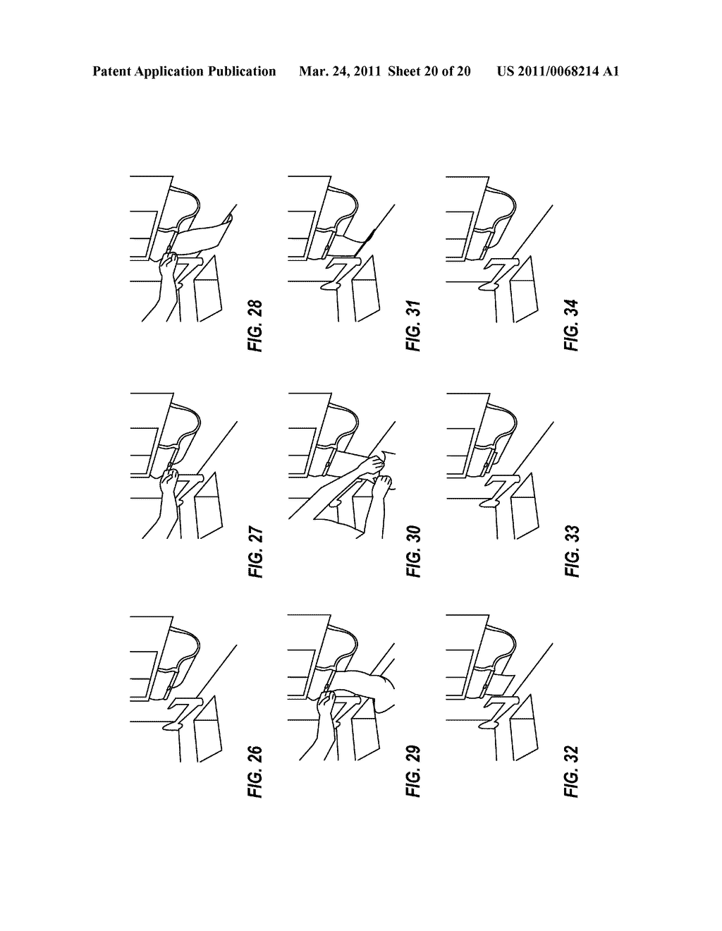 MESHING DRIVEN ROLLERS OF TOWEL DISPENSER BY CLOSING LOADING DOOR - diagram, schematic, and image 21