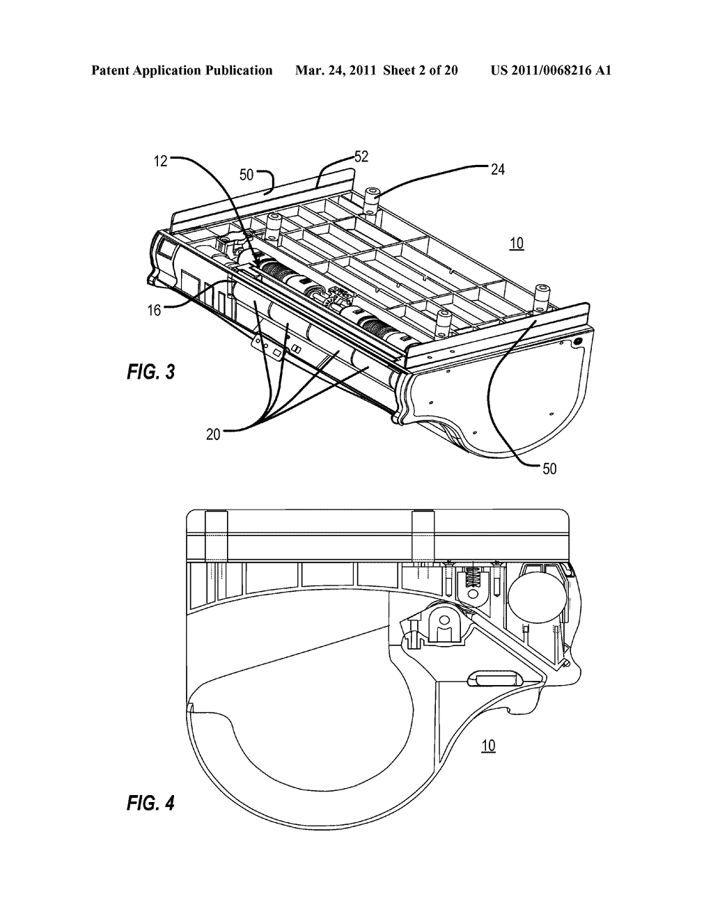 MOUNTED AUTOMATIC TOWEL DISPENSER FOR DISPENSING PAPER TOWELS - diagram, schematic, and image 03