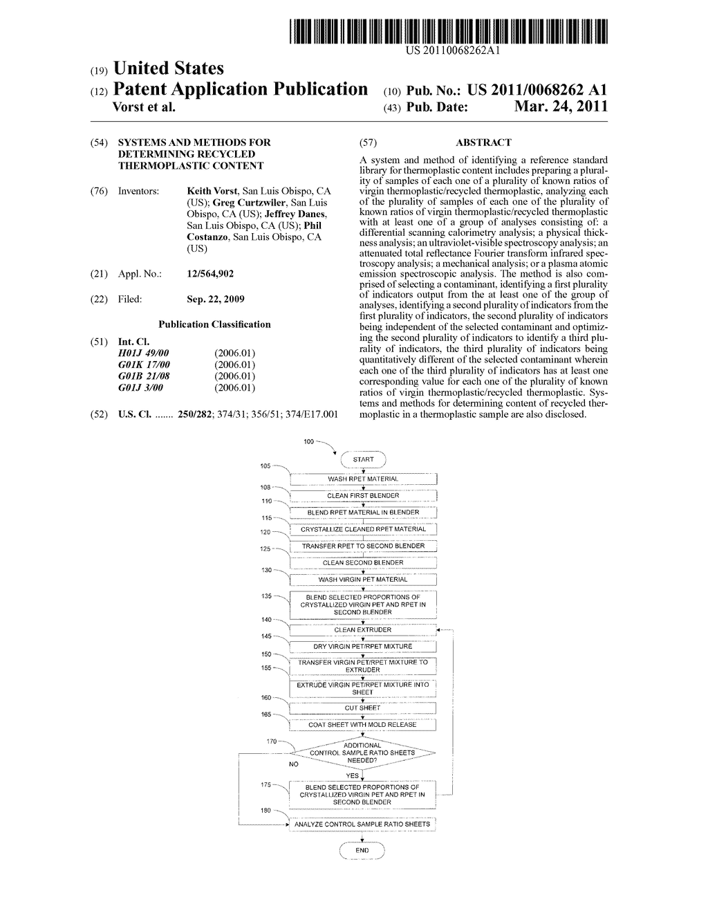 SYSTEMS AND METHODS FOR DETERMINING RECYCLED THERMOPLASTIC CONTENT - diagram, schematic, and image 01