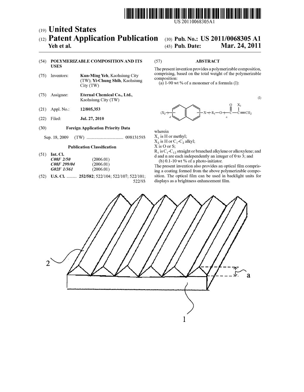 Polymerizable composition and its uses - diagram, schematic, and image 01