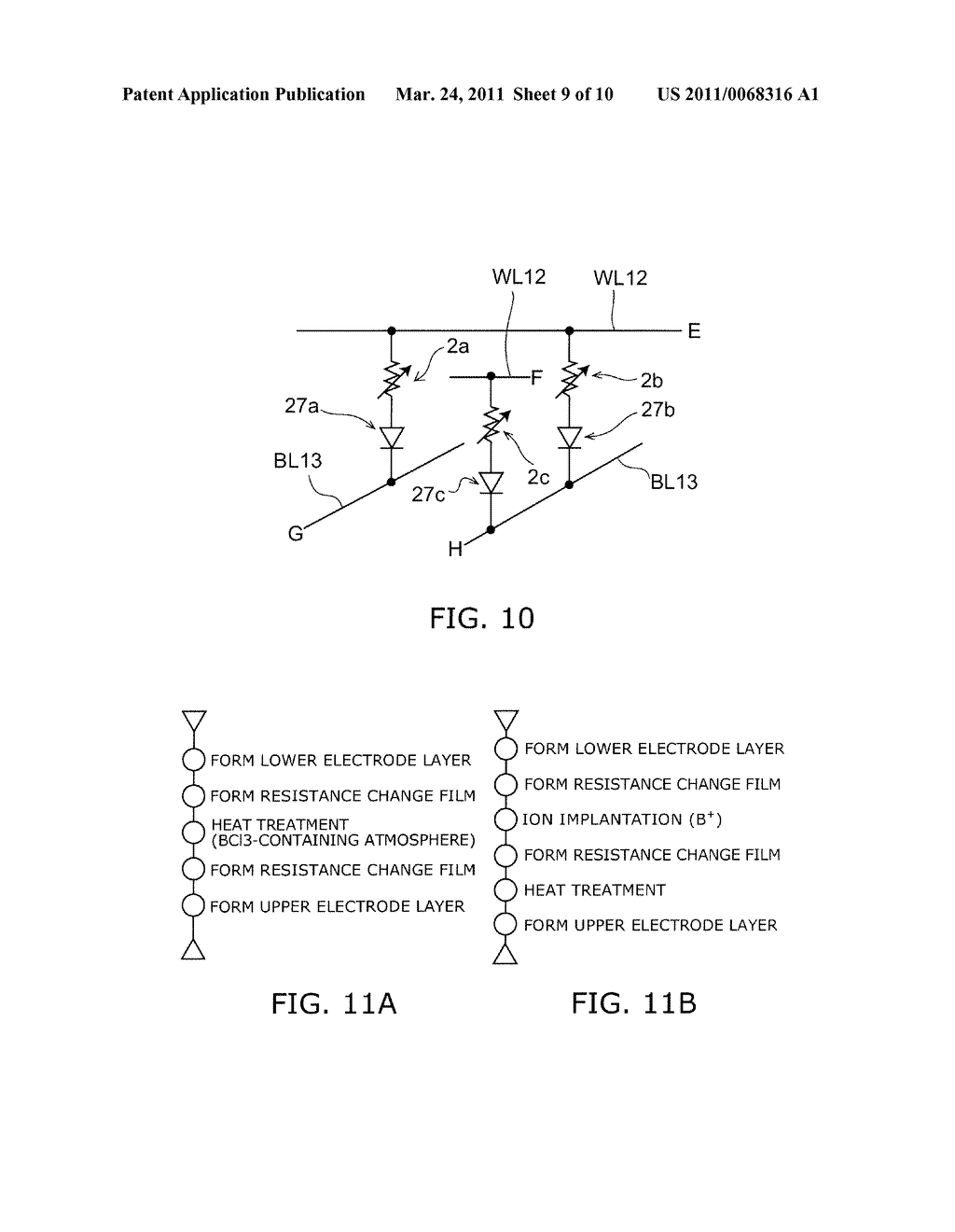 NONVOLATILE MEMORY ELEMENT AND NONVOLATILE MEMORY DEVICE - diagram, schematic, and image 10