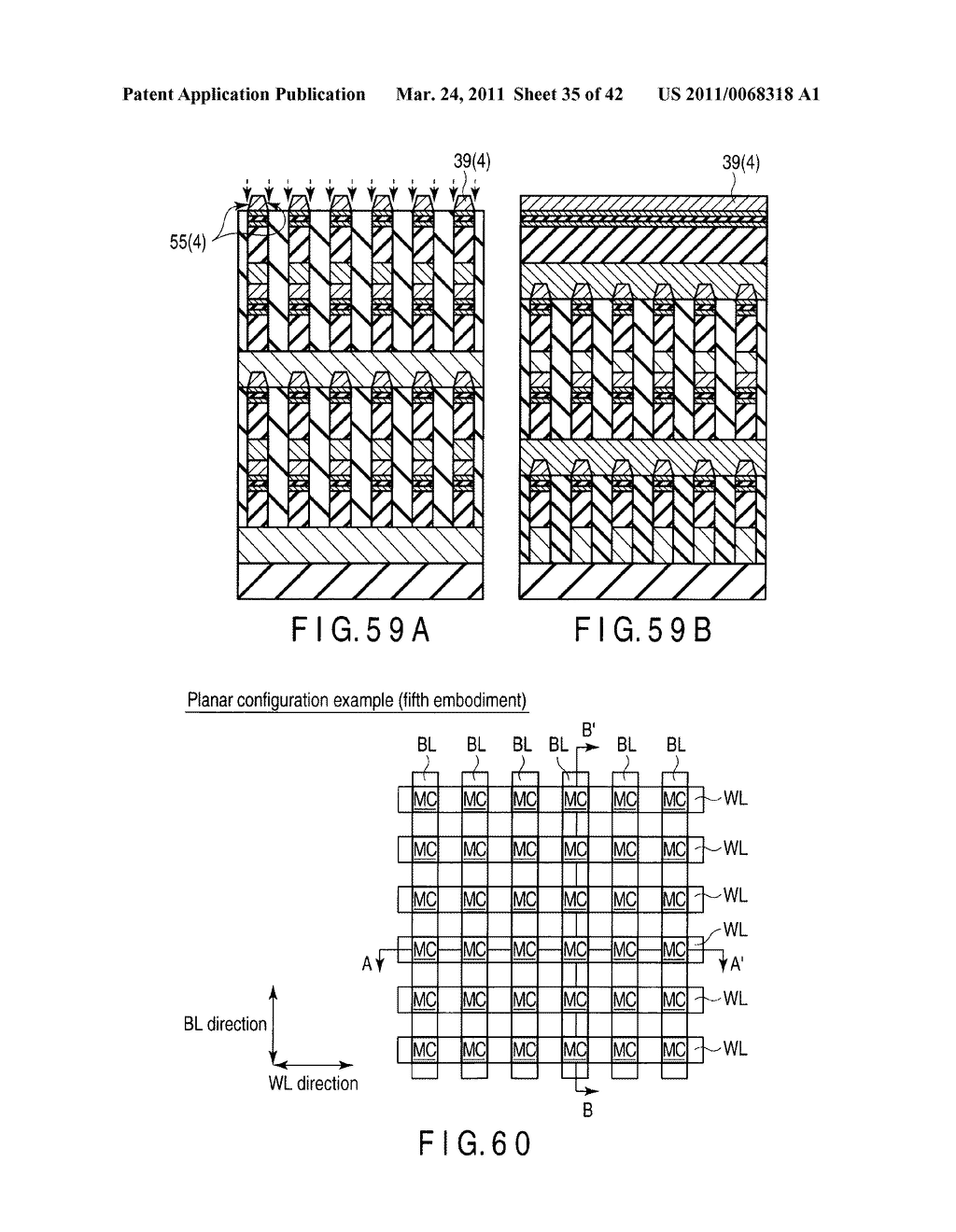 SEMICONDUCTOR MEMORY DEVICE AND METHOD OF MANUFACTURING THE SAME - diagram, schematic, and image 36